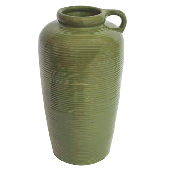 10.25" Green Ceramic Vase by Ashland®